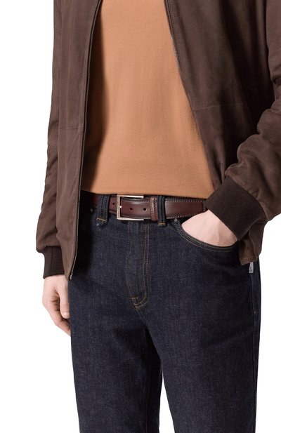 Кожаный ремень BARRETT, арт. 22B588.8/BETIS CREAM, фото 2