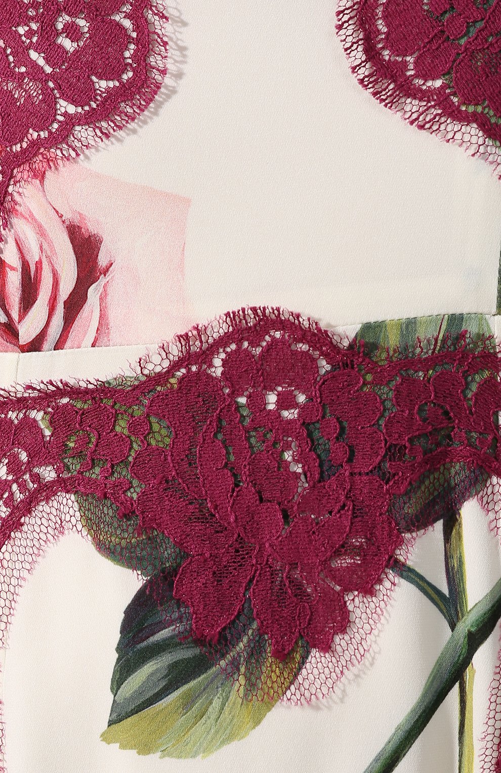 Платье из смеси шелка и хлопка DOLCE & GABBANA, арт. F6YU8T/FSAZD, фото 5