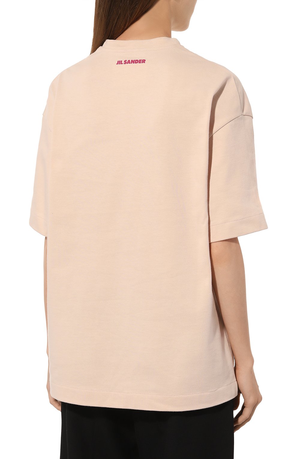 Хлопковая футболка JIL SANDER, арт. J03GC0119/J20219, фото 4