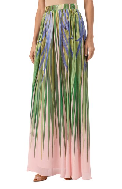 Юбка из вискозы и шелка ELIE SAAB, арт. SK192PP25/VI005, фото 3