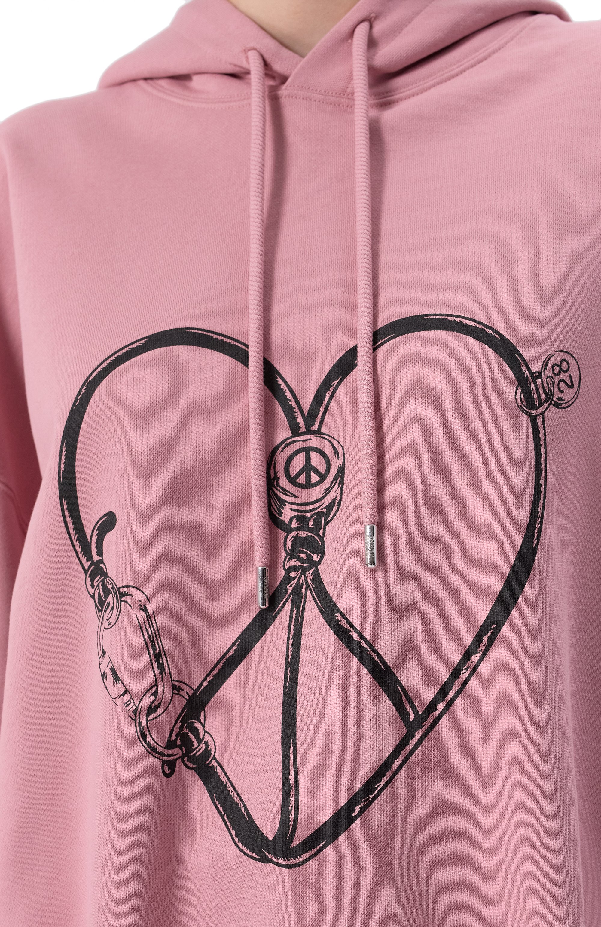 Хлопковое худи M05CH1NO JEANS, арт. A1708/3228, фото 5