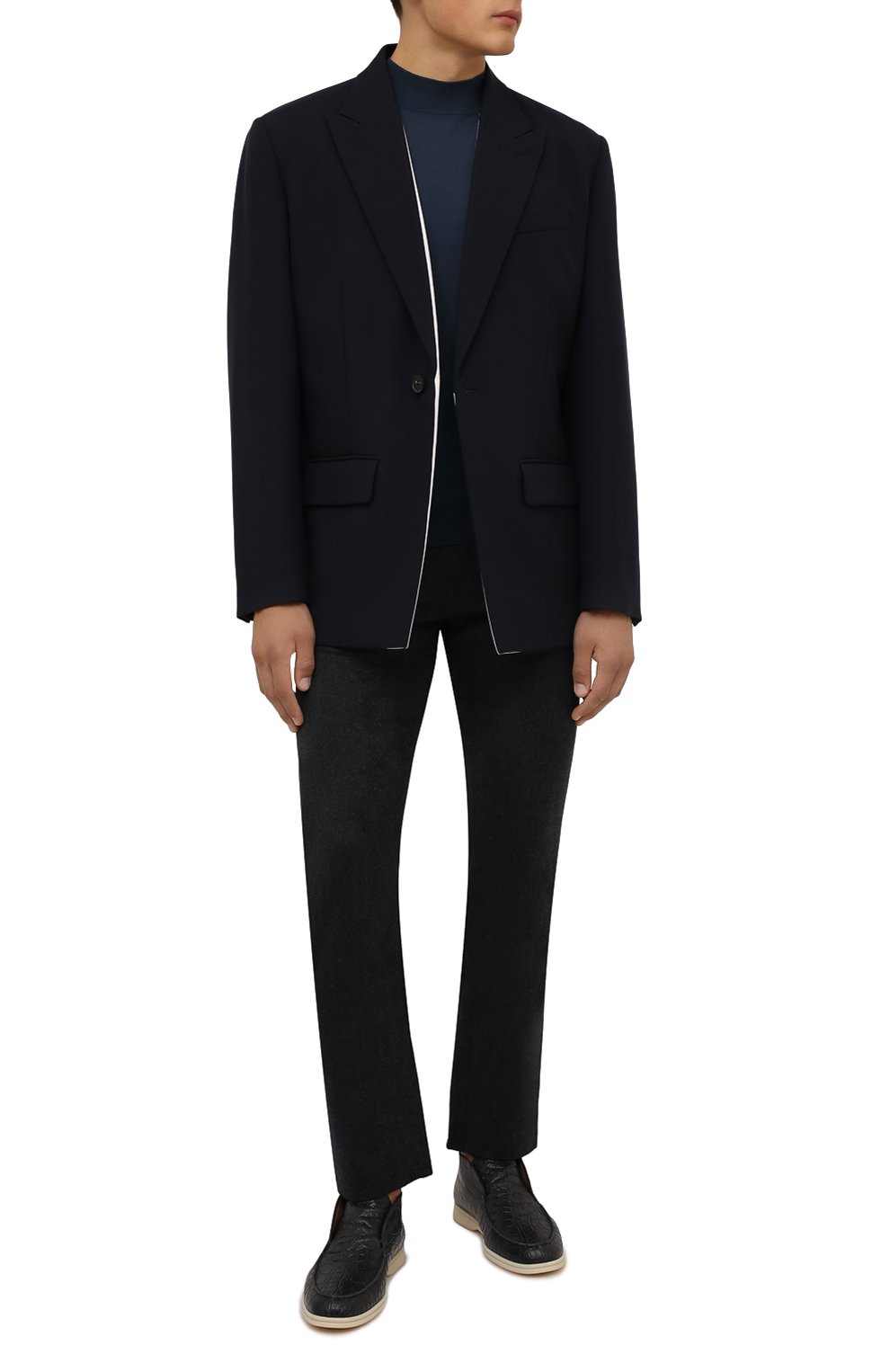 Ботинки из кожи каймана open walk LORO PIANA, арт. FAI4984/CYAC, фото 2