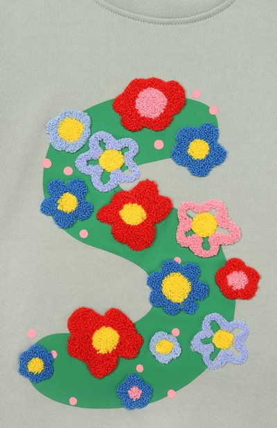 Хлопковый свитшот STELLA MCCARTNEY, арт. TY4A80, фото 3