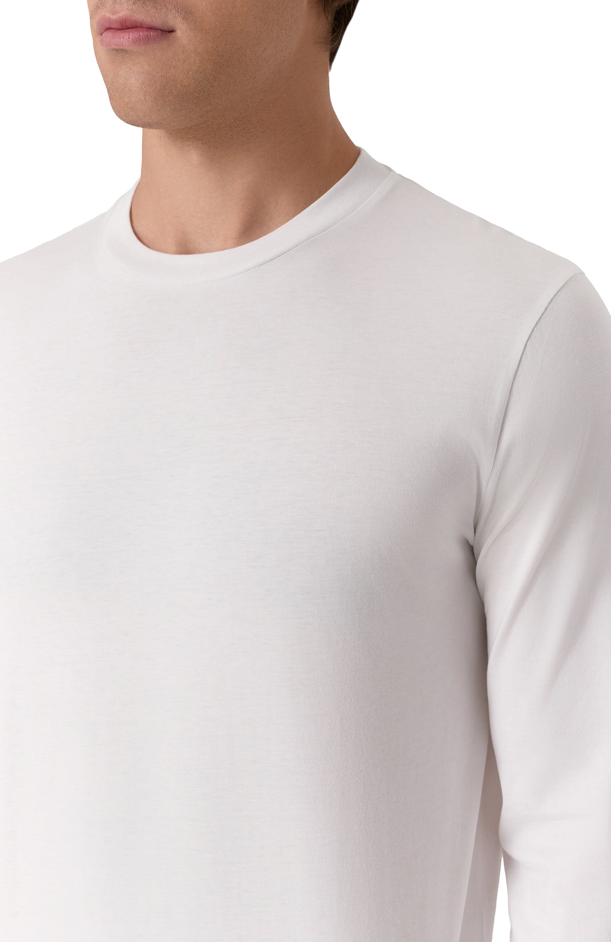 Хлопковый лонгслив CORNELIANI, арт. 26G570-2625022, фото 5