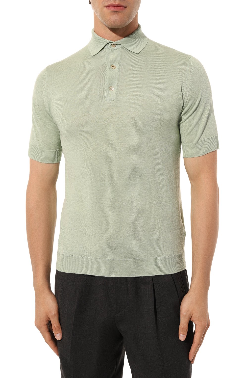 Поло из шелка и льна MVST, арт. PL1MC LS16R, фото 3