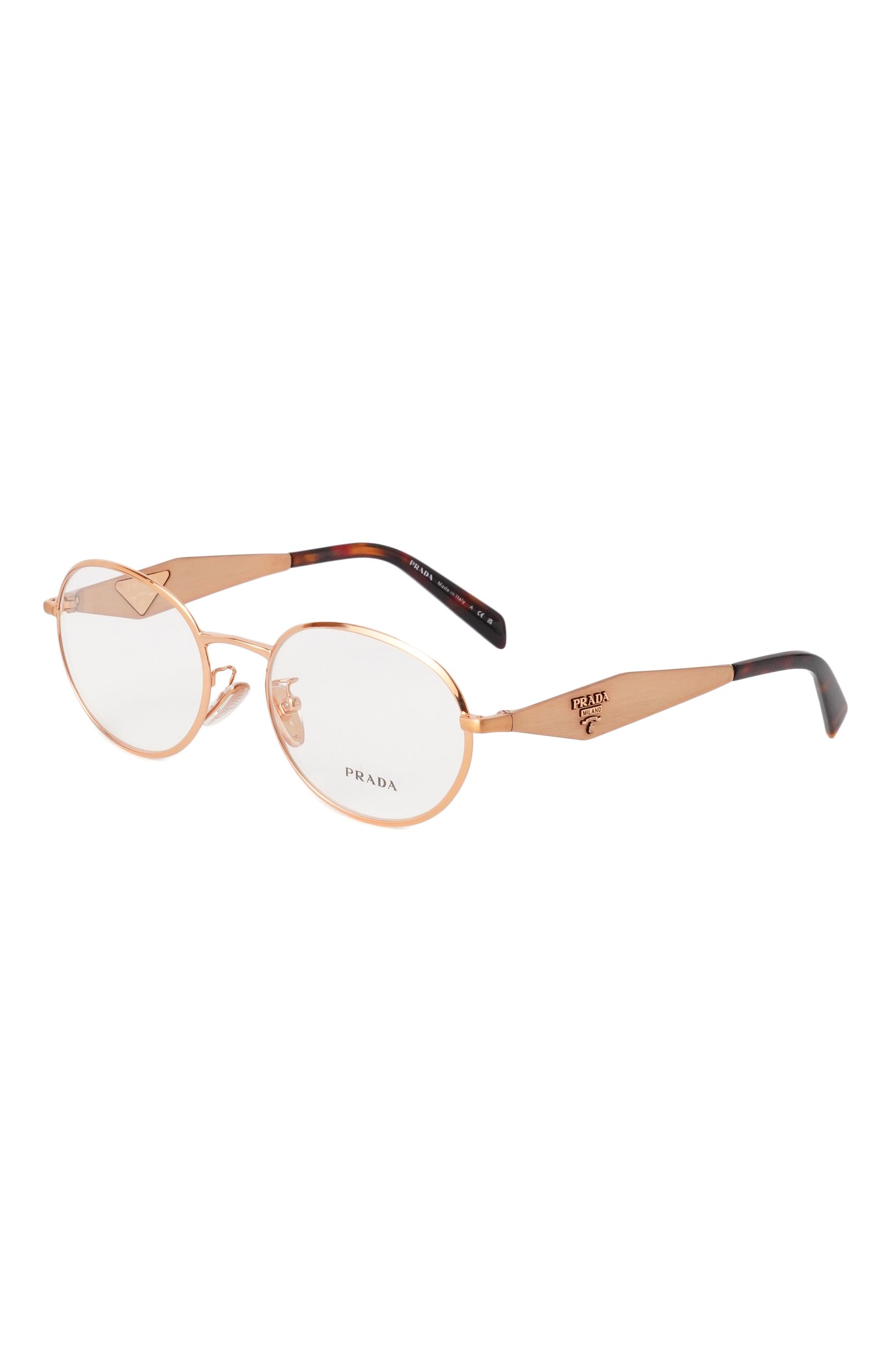 Оправа PRADA золотого цвета по цене 56700 руб., арт. D53VD-22L101, фото 1 Оправа PRADA, арт. D53VD-22L101, фото 1