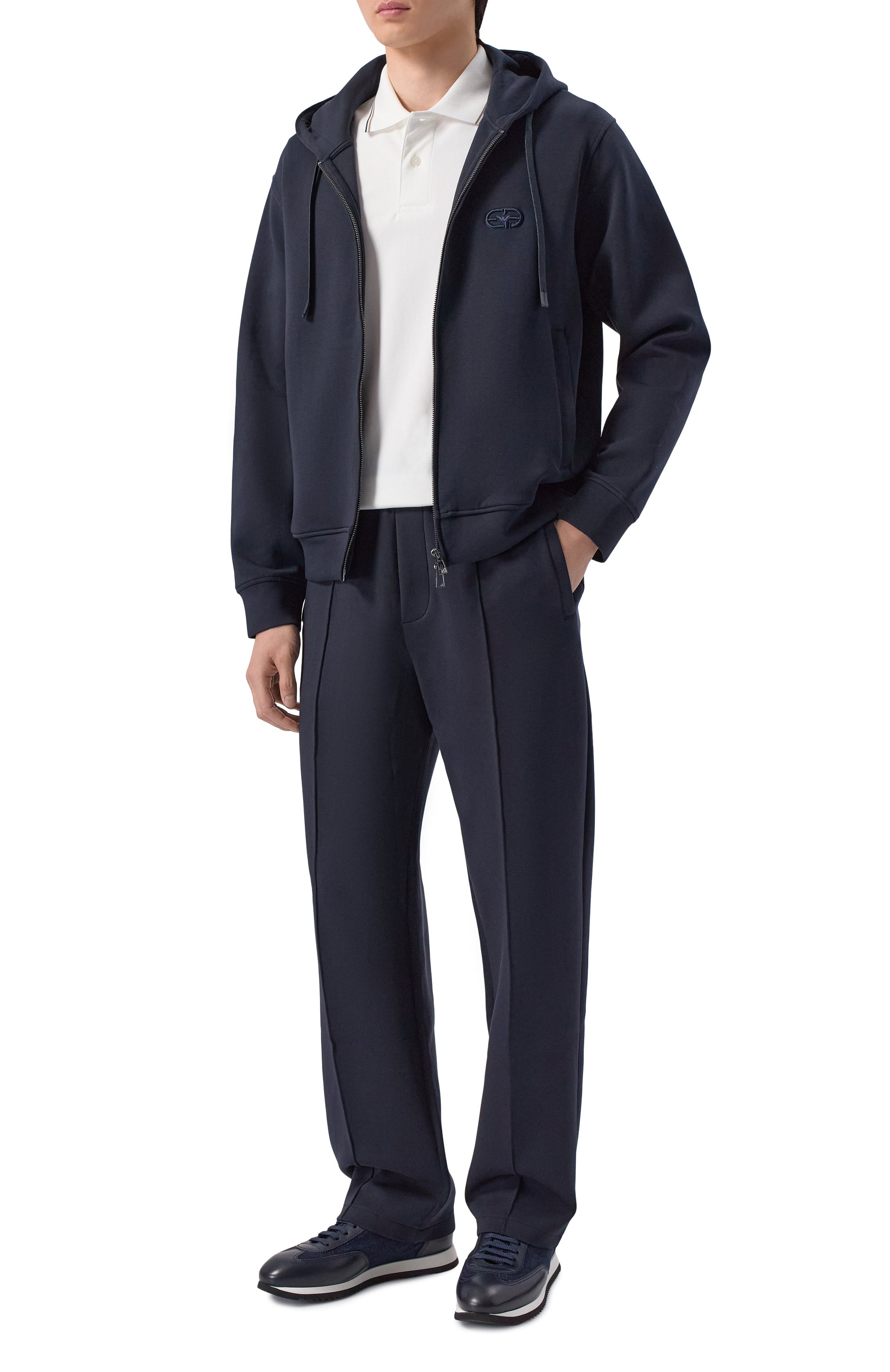 Хлопковая толстовка EMPORIO ARMANI, арт. EM004538/AF10013, фото 2