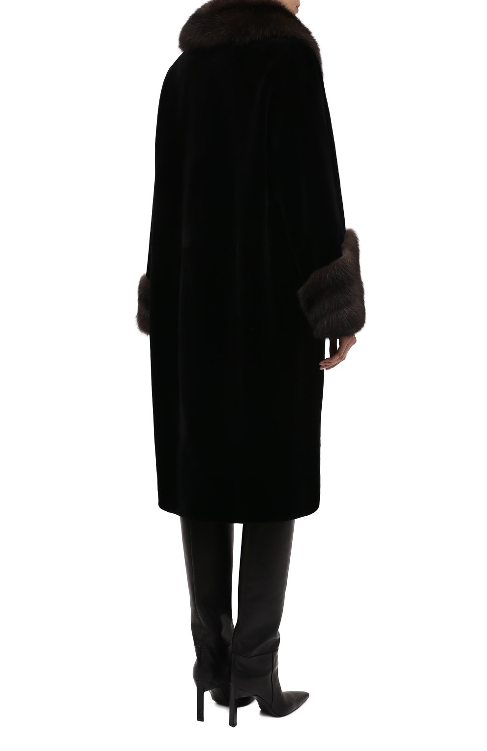 Шуба из меха норки и соболя VICTORIA KUSENKOVA, арт. 701513549447, фото 4