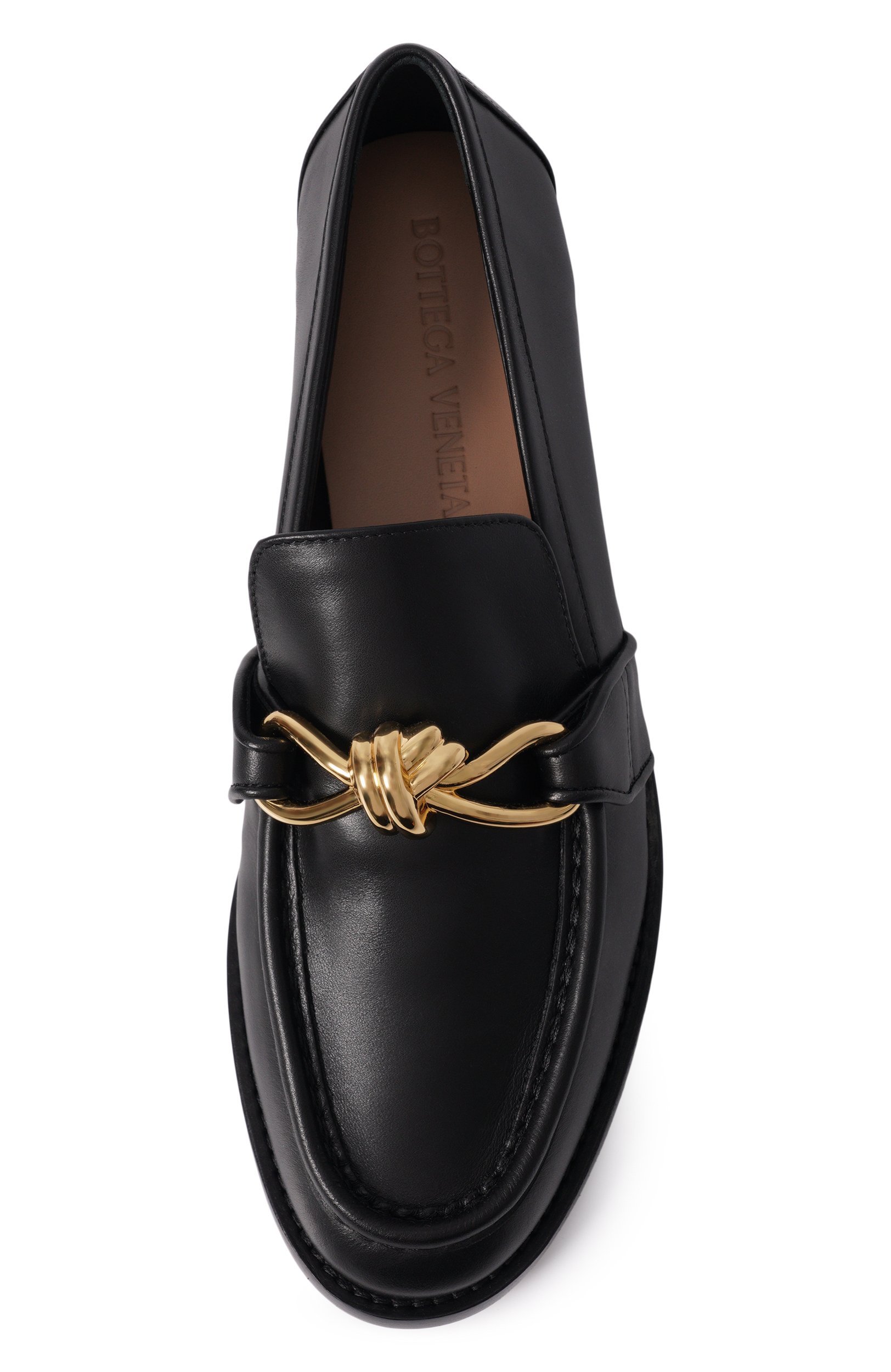 Кожаные лоферы astaire BOTTEGA VENETA черного цвета по цене 131000 руб., арт. 796697/V5DZ0, фото 6 Кожаные лоферы astaire BOTTEGA VENETA, арт. 796697/V5DZ0, фото 6