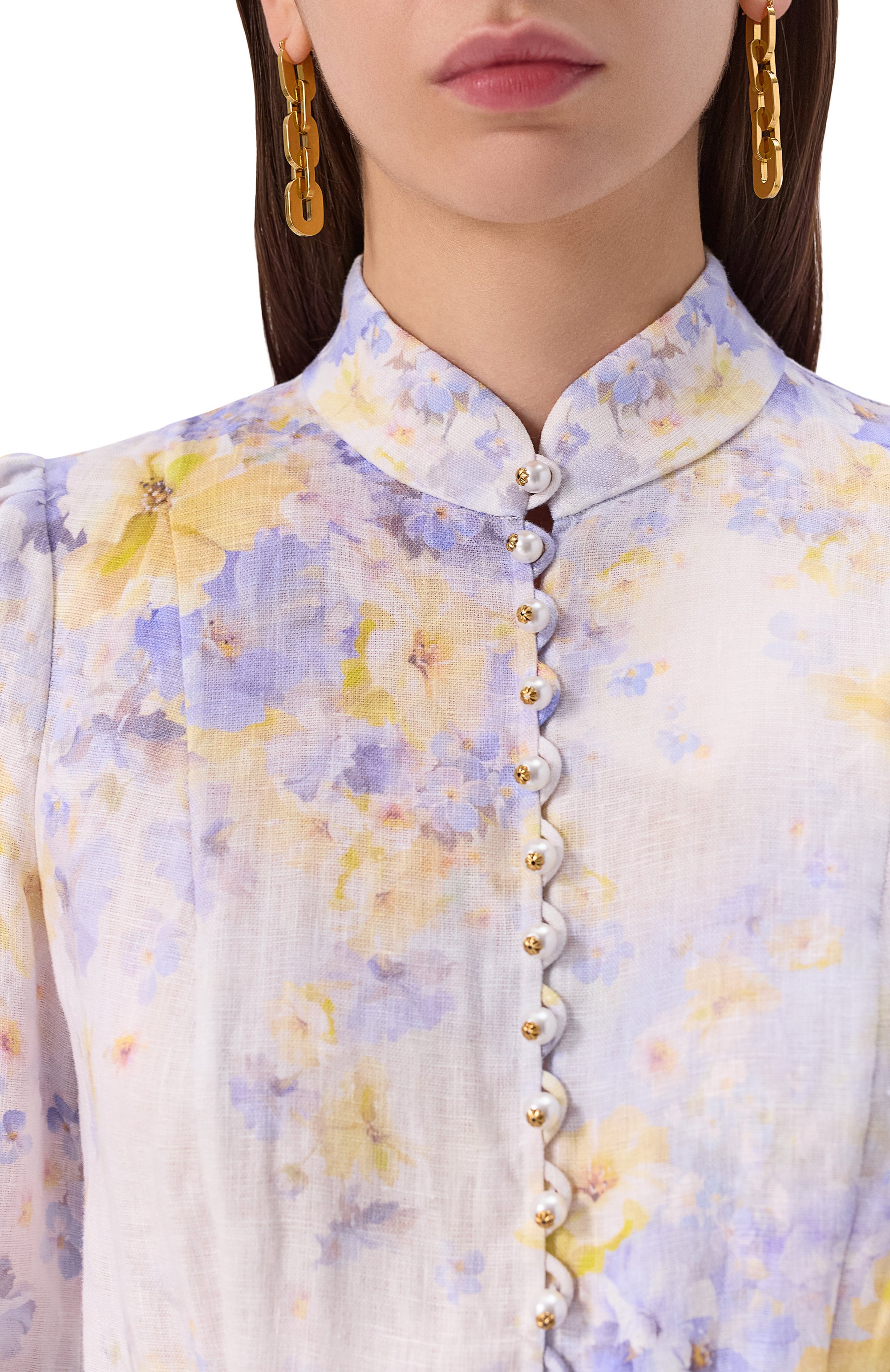 Льняное платье ZIMMERMANN, арт. 9142DR251, фото 5