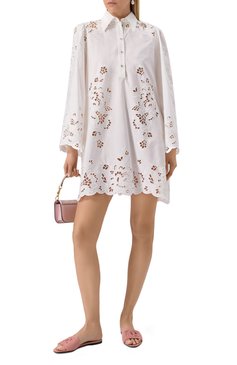 Женские кожаные шлепанцы bianca DOLCE & GABBANA розового цвета, арт. CQ0436/AY329 | Фото 2 (Материал внешний: Натуральная кожа; Материал внутренний: Натуральная кожа; Драгоценные камни: Проставлено; Материал сплава: Проставлено; Подошва: Плоская; Каблук высота: Низкий)