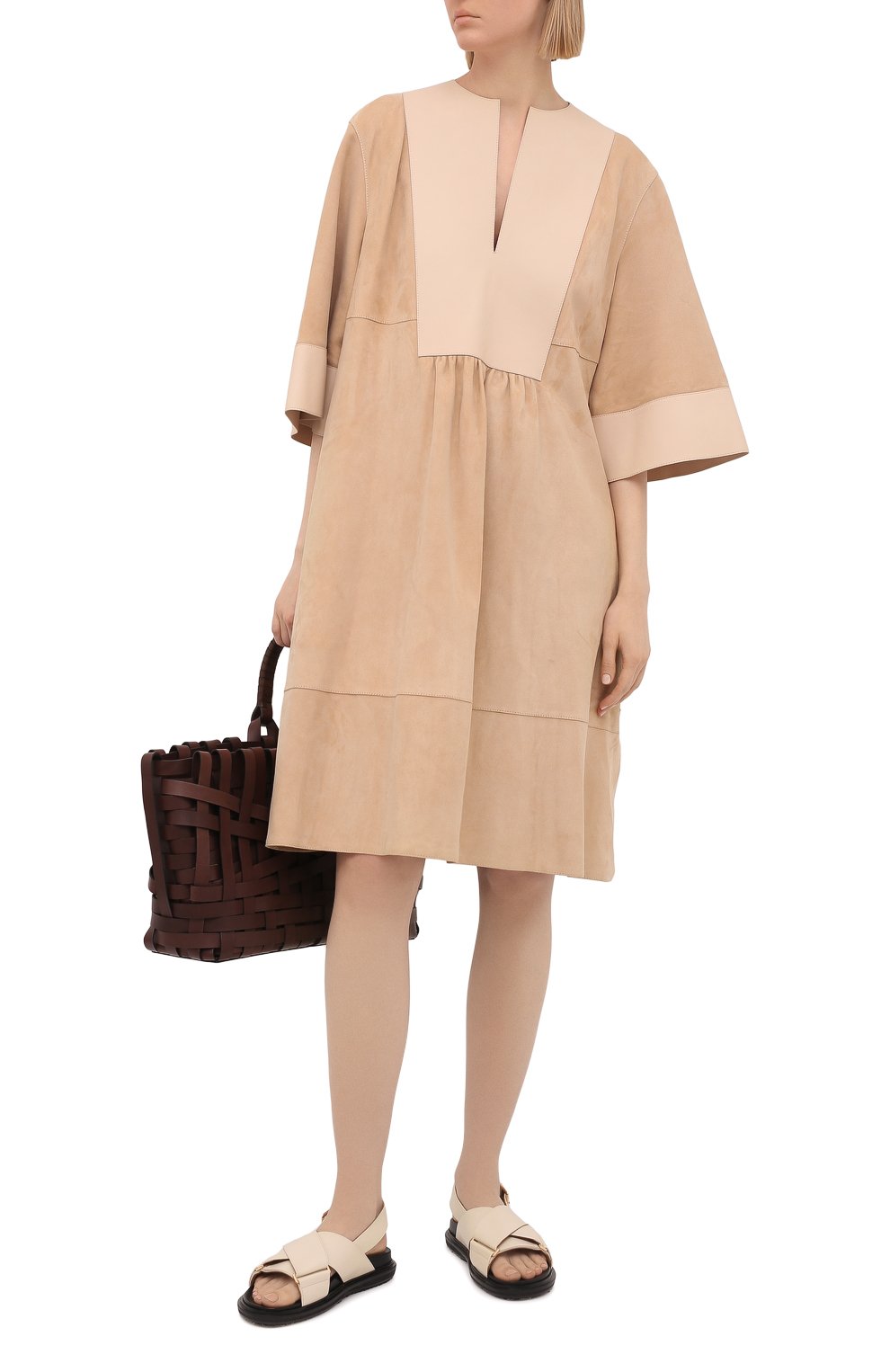 Замшевое платье LOEWE, арт. S540Y53X01, фото 2