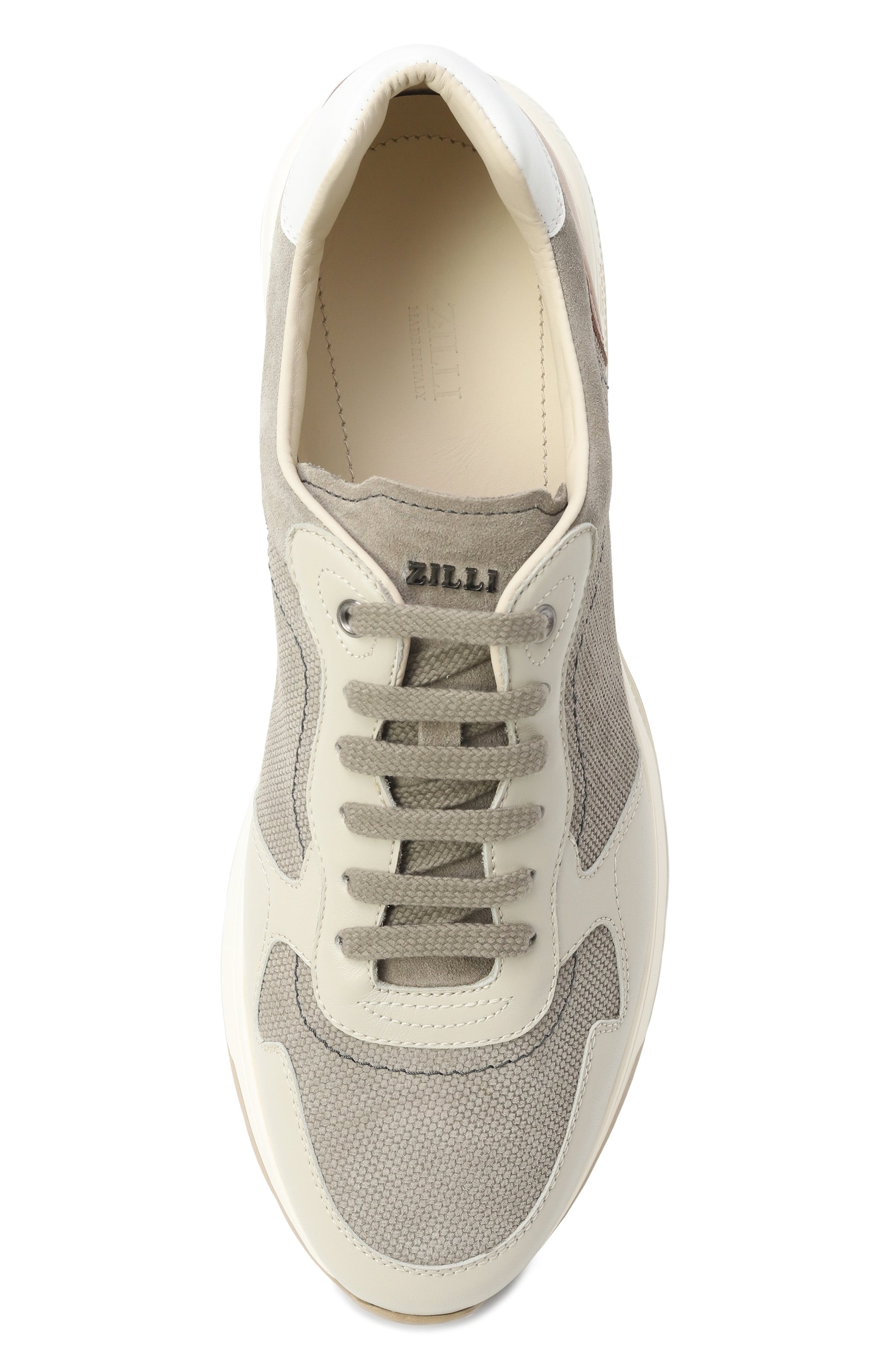 Кожаные кроссовки ZILLI, арт. H0138BM1212VZEV02, фото 6