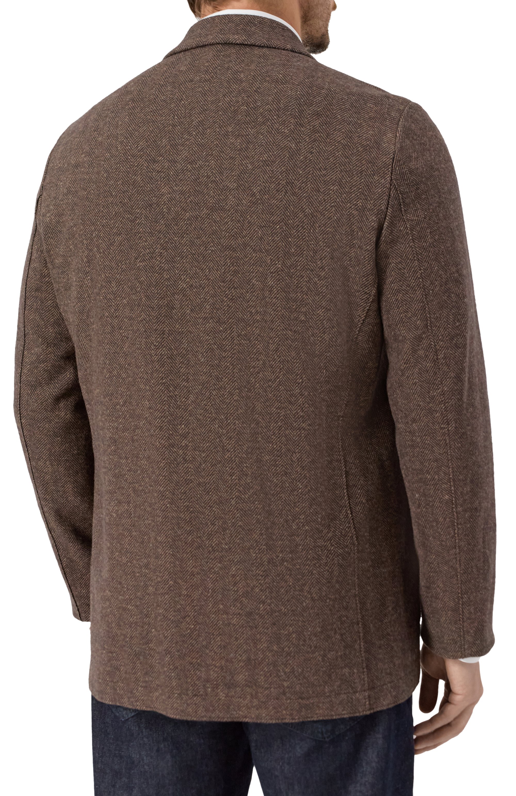 Пиджак из шерсти и хлопка HARRIS WHARF LONDON, арт. CL9535MRA, фото 5