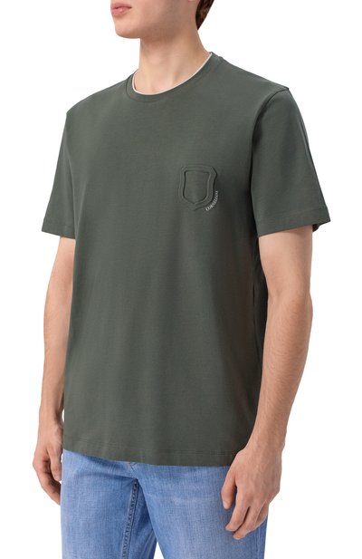 Хлопковая футболка CORNELIANI, арт. 27G589/2725041, фото 3