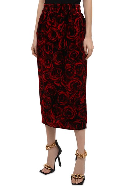 Юбка из вискозы и шелка DRIES VAN NOTEN, арт. 212-010867-3007, фото 3