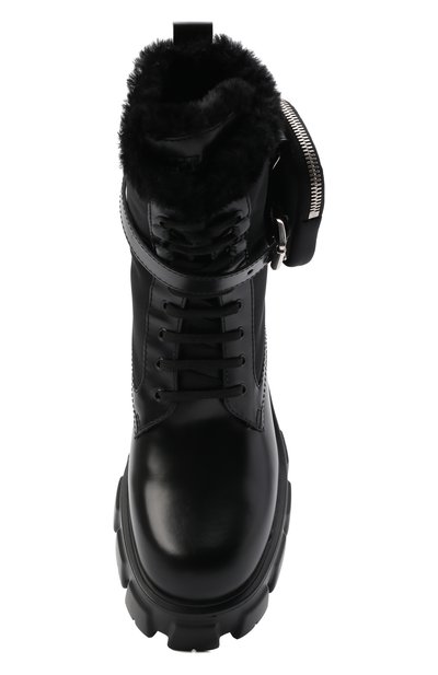 Комбинированные ботинки monolith PRADA, арт. 1T255M-3LEK-F0002-ZB55, фото 4