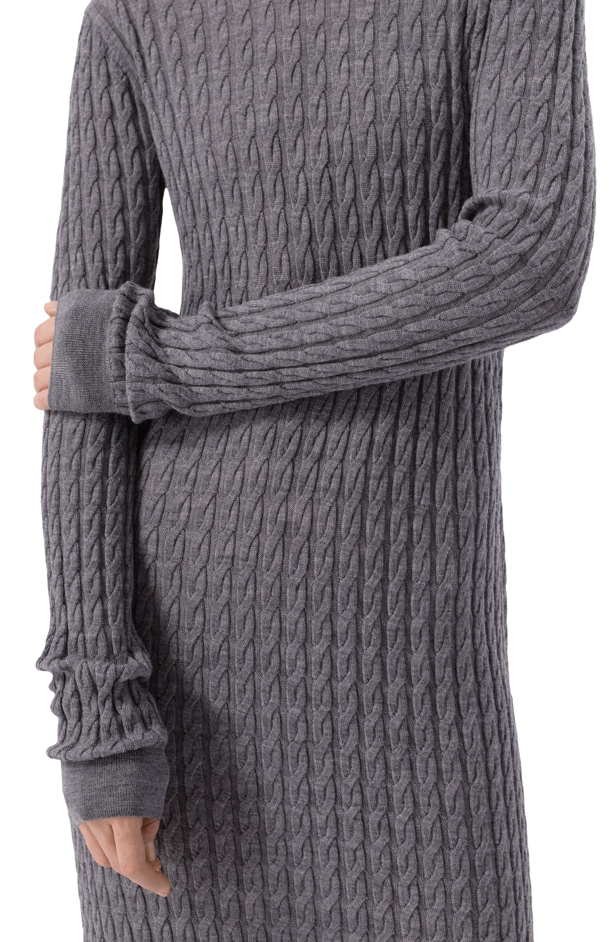 Шерстяное платье TOTEME, арт. 251-WRD0142-YA0036/074, фото 5