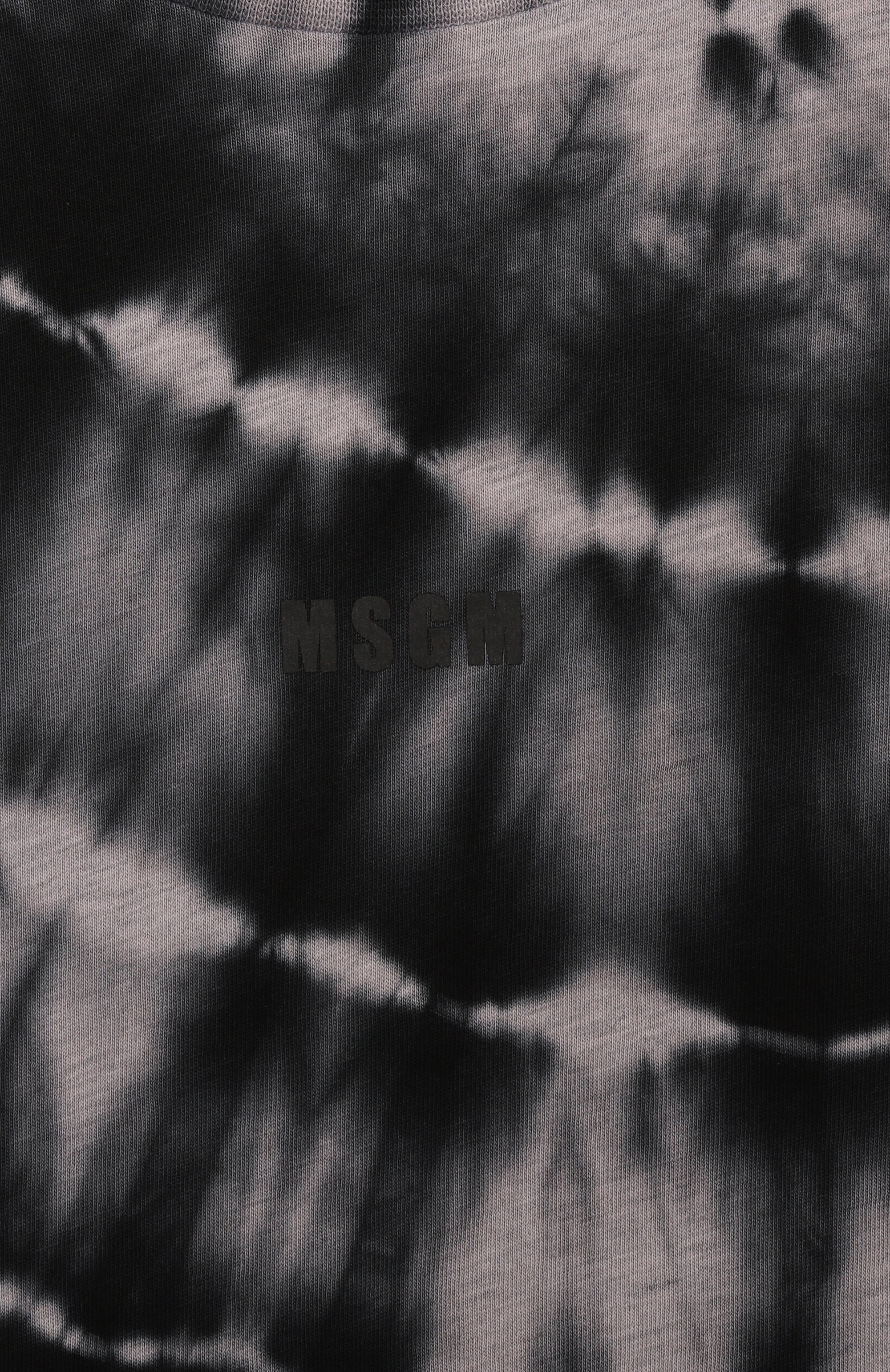 Хлопковая футболка MSGM KIDS, арт. S5MSJBTH183, фото 3