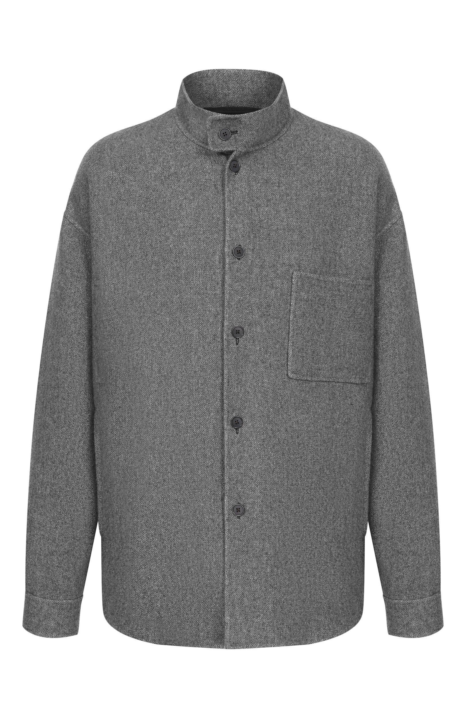 Куртка-рубашка из шелка и кашемира GIORGIO ARMANI, арт. GM004453/TE23830, фото 1