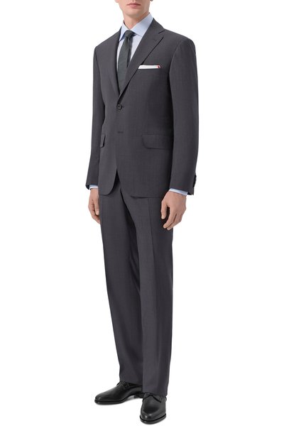 Кожаные дерби KITON черного цвета по цене 158000 руб., арт. USSA399N01386, фото 2 Кожаные дерби KITON, арт. USSA399N01386, фото 2