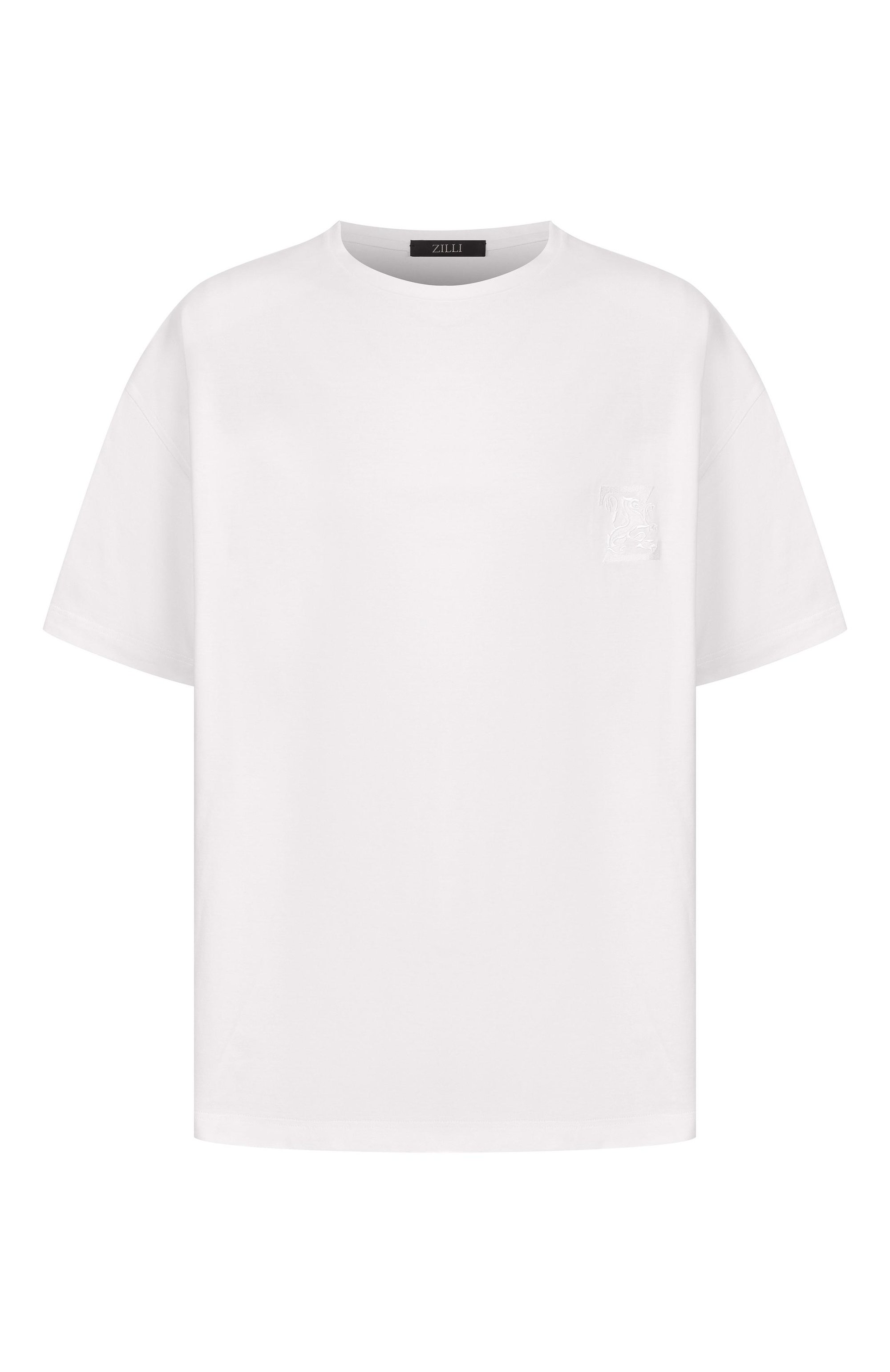 Хлопковая футболка ZILLI, арт. TSR03PM0100VZGI00_001, фото 1
