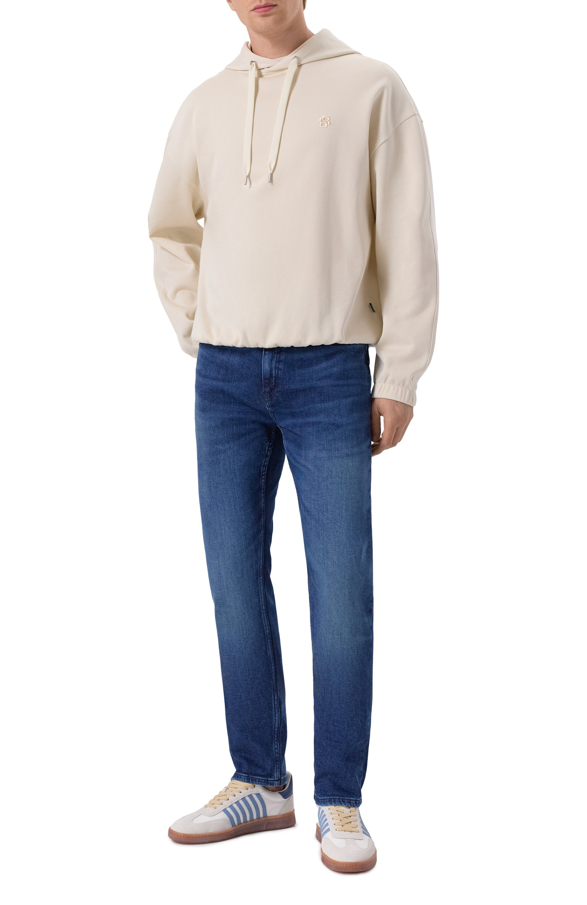 Джинсы hugo 708 HUGO темно-синего цвета по цене 16500 руб., арт. 50542689, фото 2 Джинсы hugo 708 HUGO, арт. 50542689, фото 2