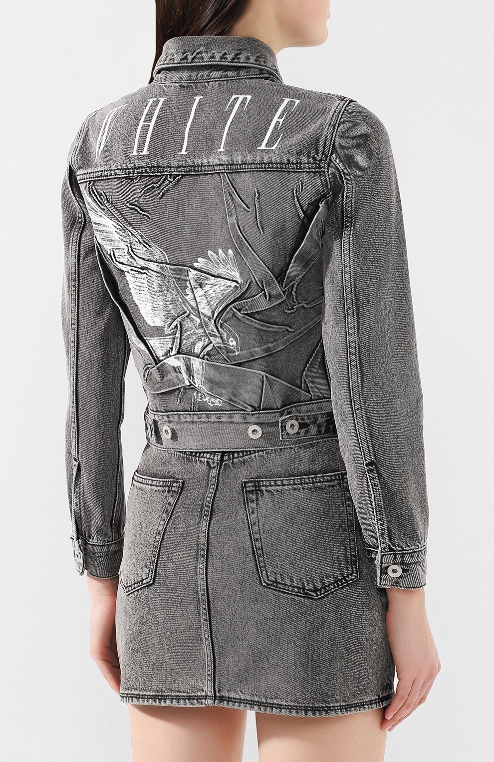 Джинсовая куртка OFF-WHITE, арт. 0WYE008S197740478601, фото 4
