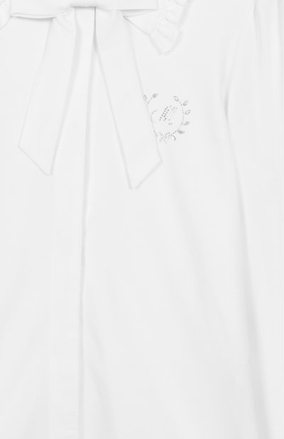 Хлопковая рубашка MONNALISA, арт. 18FIFI, фото 3