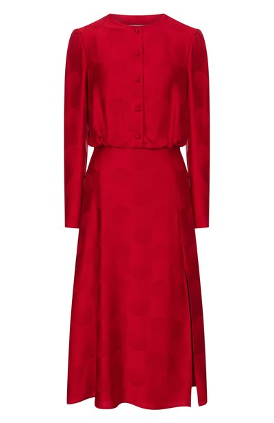 Женское атласное платье VALENTINO, арт. 9B3VALF0/ABF