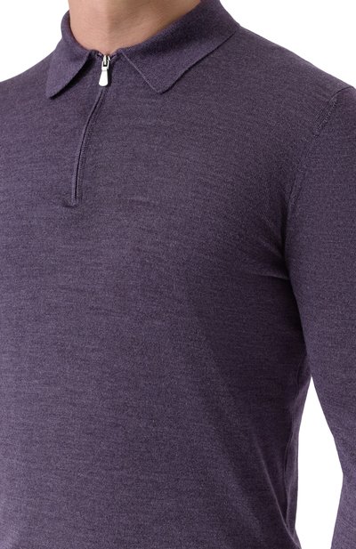 Поло из шерсти и шелка GRAN SASSO, арт. 57137/13190, фото 5