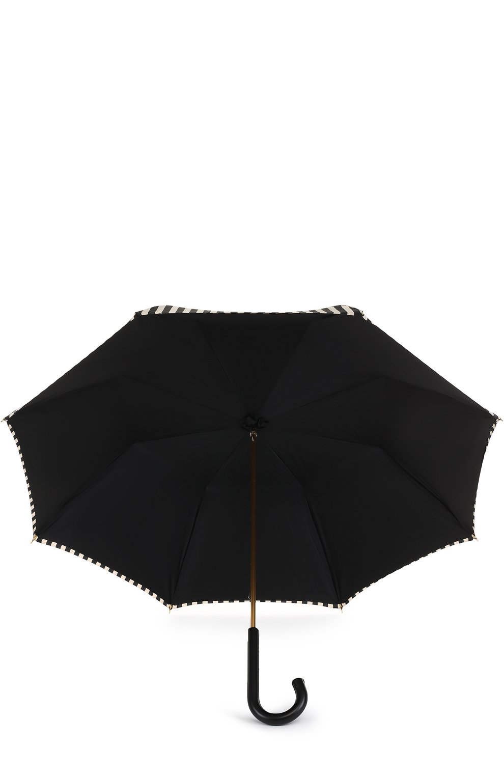Зонт-трость PASOTTI OMBRELLI, арт. 189/RAS0 PLATINTEX/34 NER0/PELLE, фото 3