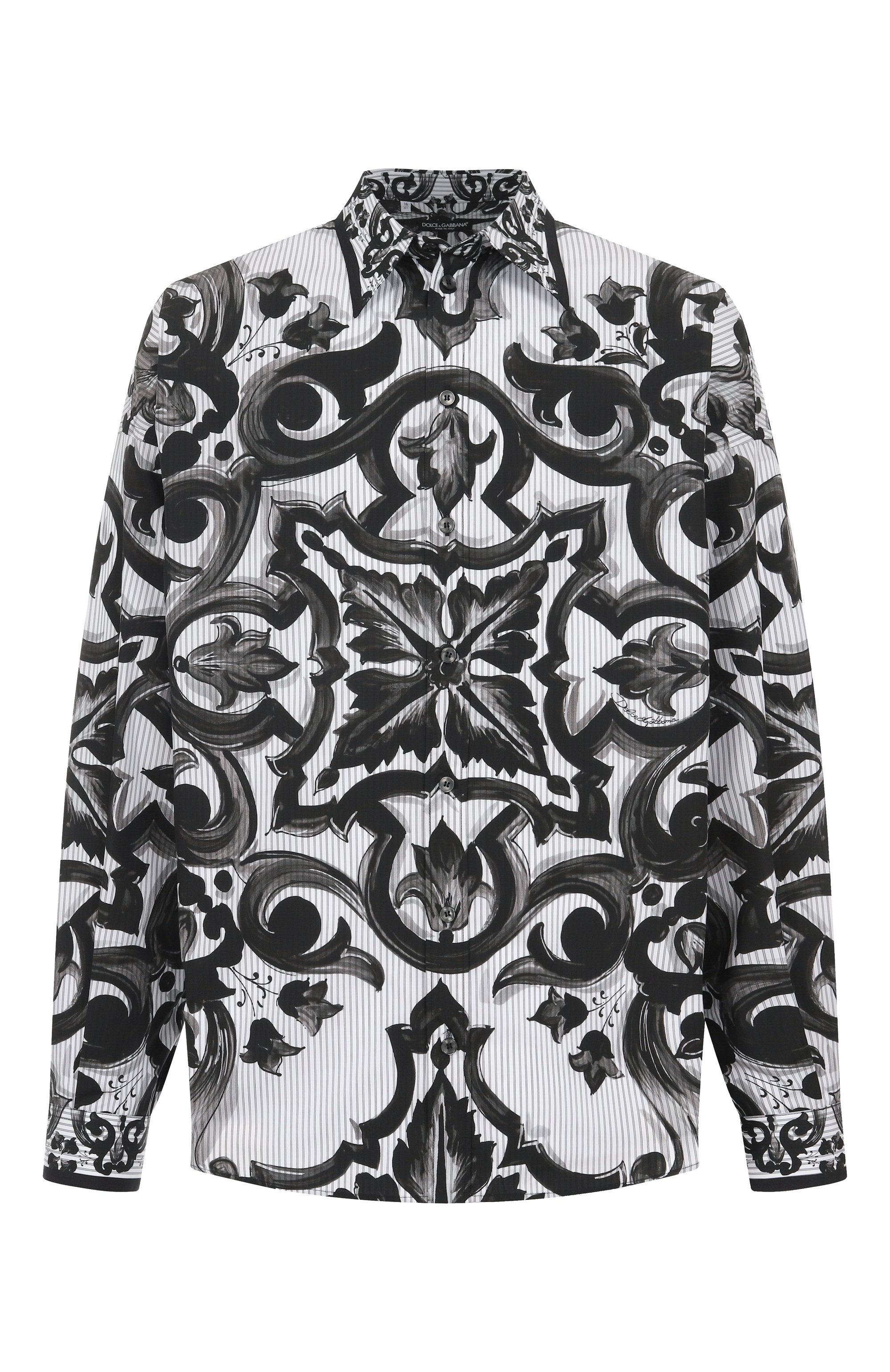 Хлопковая рубашка DOLCE & GABBANA, арт. G5NM6T/GJ618, фото 1