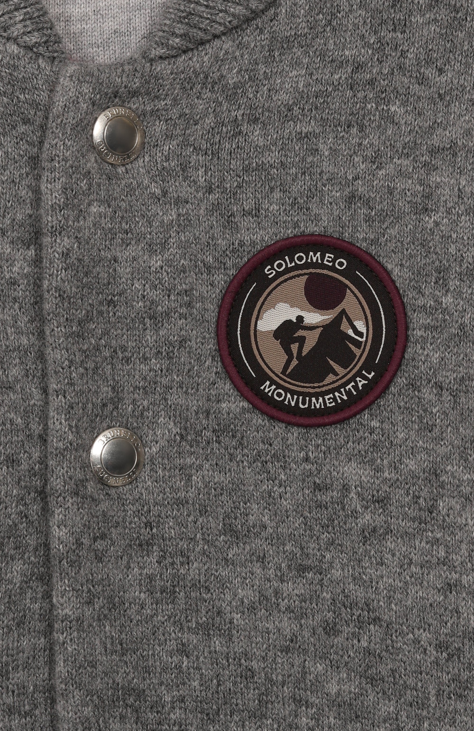 Бомбер из шерсти и кашемира BRUNELLO CUCINELLI, арт. B36M12546A, фото 3