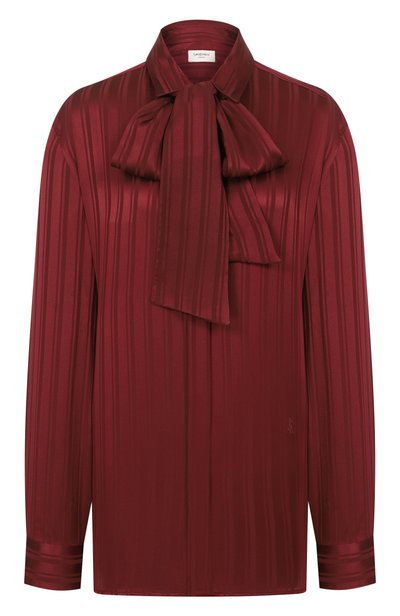 Женская шелковая блузка SAINT LAURENT, арт. 838125/Y142U