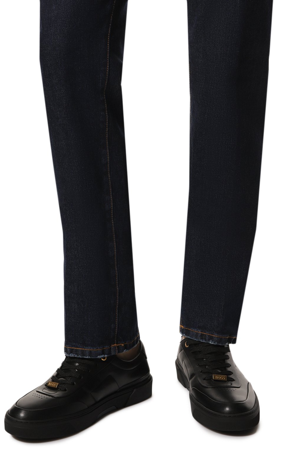 Кожаные кеды BOSS, арт. 50487682, фото 3