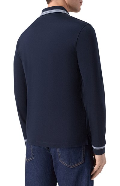 Хлопковое поло BOSS, арт. 50554530, фото 4