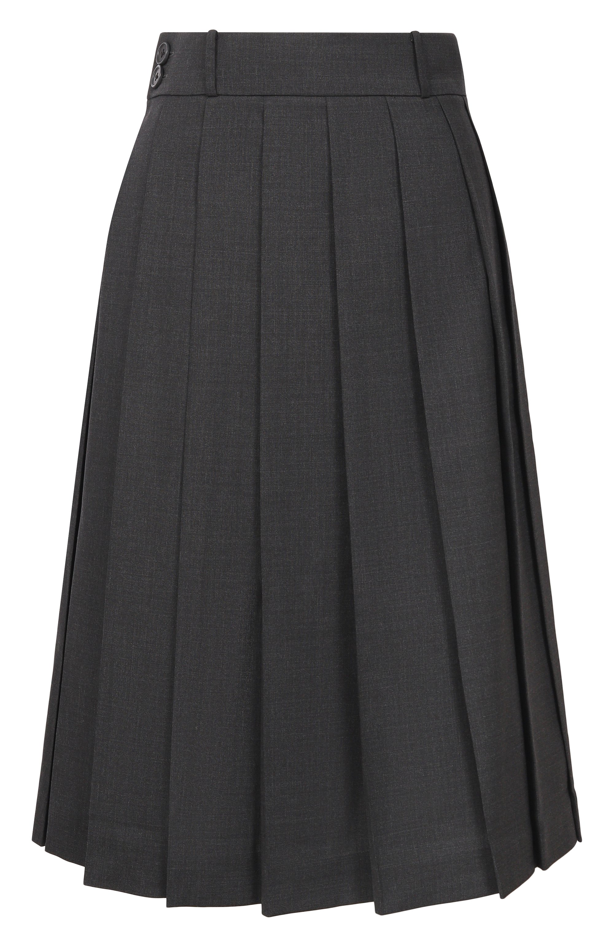 Шерстяная юбка DICE KAYEK, арт. FW25J411 MCL ANTHRACITE, фото 1