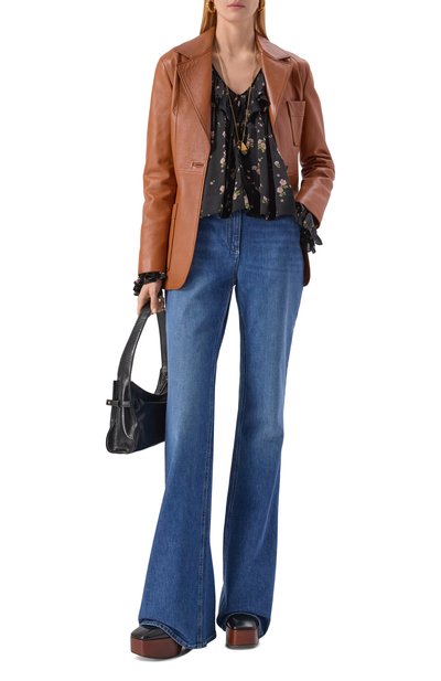 Кожаные туфли janis CHLOÉ, арт. CHC25A11B0L, фото 3