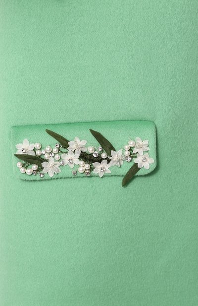 Шерстяное пальто свободного кроя с декоративной отделкой GUCCI, арт. 495133/ZKZ37, фото 5