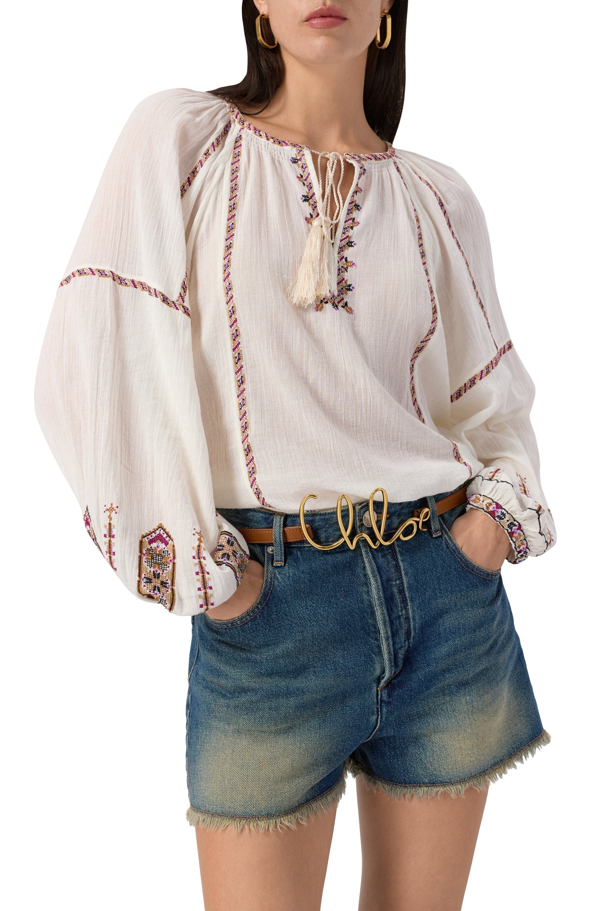 Кожаный ремень CHLOÉ, арт. CHC24AC066SFB, фото 2