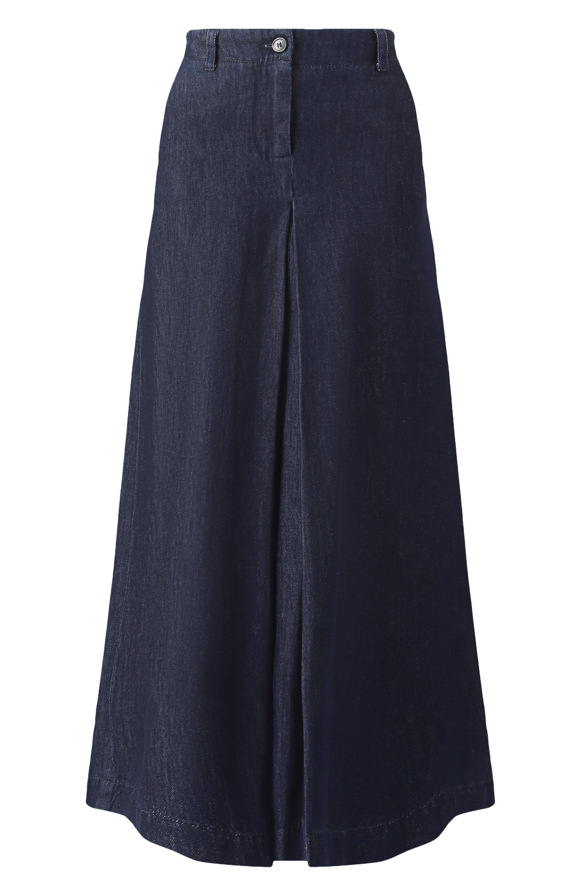 Джинсовая юбка DRIES VAN NOTEN синего цвета по цене 48300 руб., арт. 010809-8432, фото 1 Джинсовая юбка DRIES VAN NOTEN, арт. 010809-8432, фото 1
