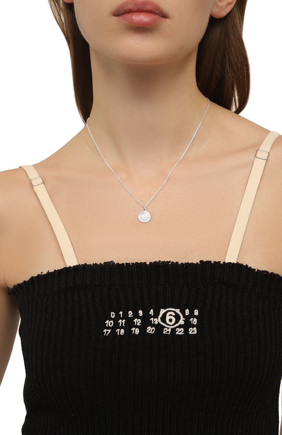 Подвеска на цепочке make a wish MS. MARBLE серебряного цвета по цене 6900 руб., арт. MM-CH22, фото 2 Подвеска на цепочке make a wish MS. MARBLE, арт. MM-CH22, фото 2