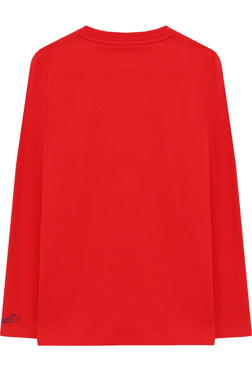 Хлопковый лонгслив с принтом FENDI, арт. JMI173/7AJ/10A-12A, фото 2