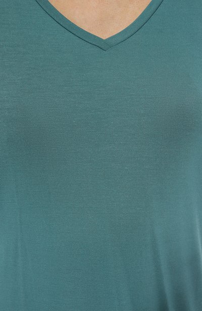 Сорочка DEREK ROSE зеленого цвета по цене 24600 руб., арт. 1211-LARA002, фото 5 Сорочка DEREK ROSE, арт. 1211-LARA002, фото 5