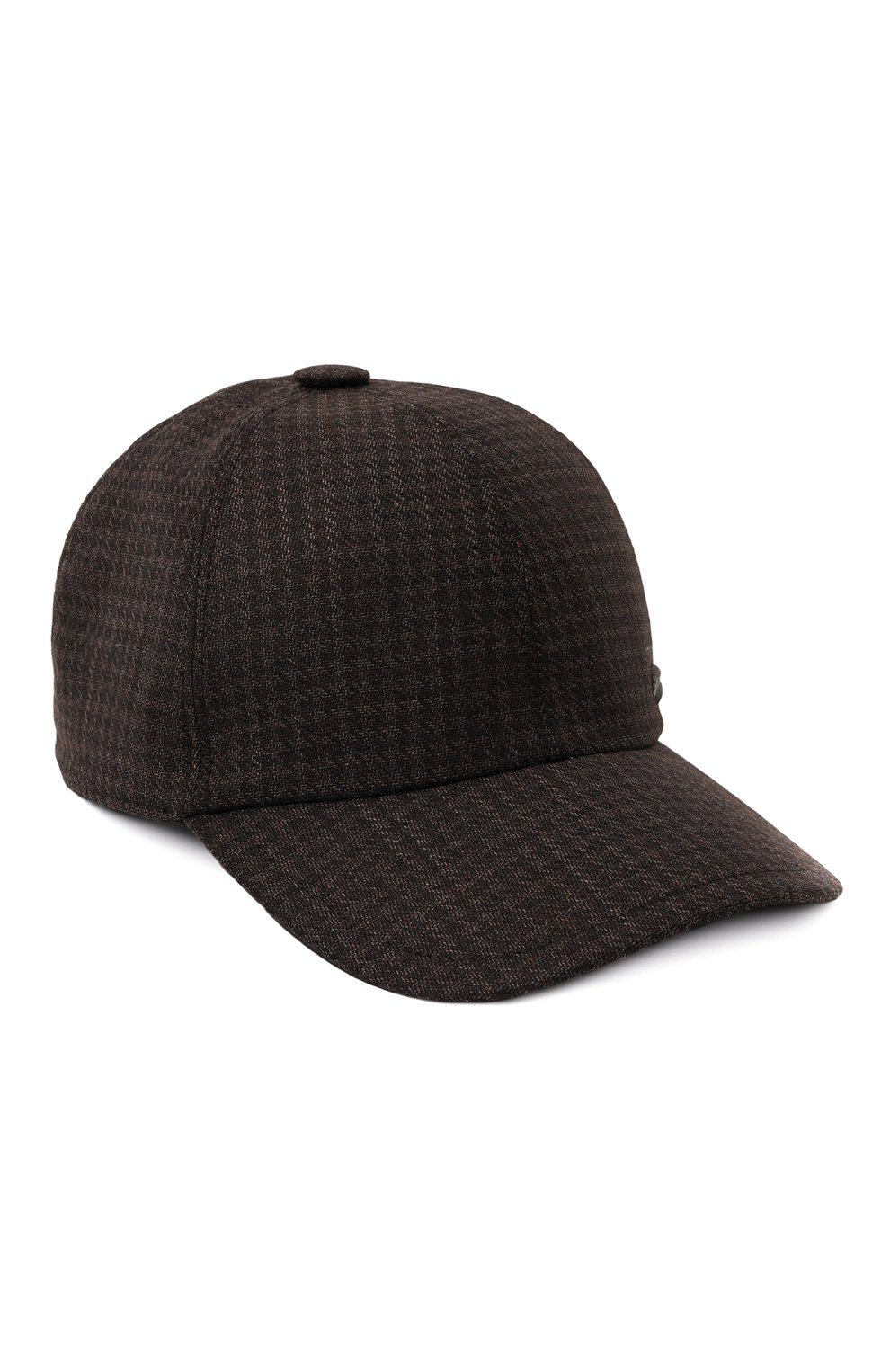 Кашемировая бейсболка STEFANO RICCI коричневого цвета по цене 72250 руб., арт. MCV140015E/C064HC, фото 1 Кашемировая бейсболка STEFANO RICCI, арт. MCV140015E/C064HC, фото 1