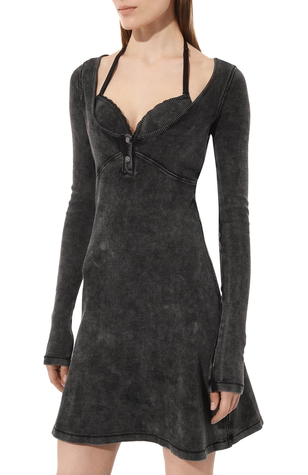 Хлопковое платье DIESEL, арт. A08440/0CJAB, фото 3