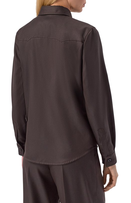 Кашемировая рубашка MVST M25.1MW.B003/2453/54 Коричневый  M25.1MW.B003/2453/54 Фото 4