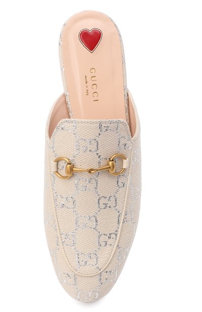 Текстильные сабо princetown GUCCI, арт. 475094/2C820, фото 5