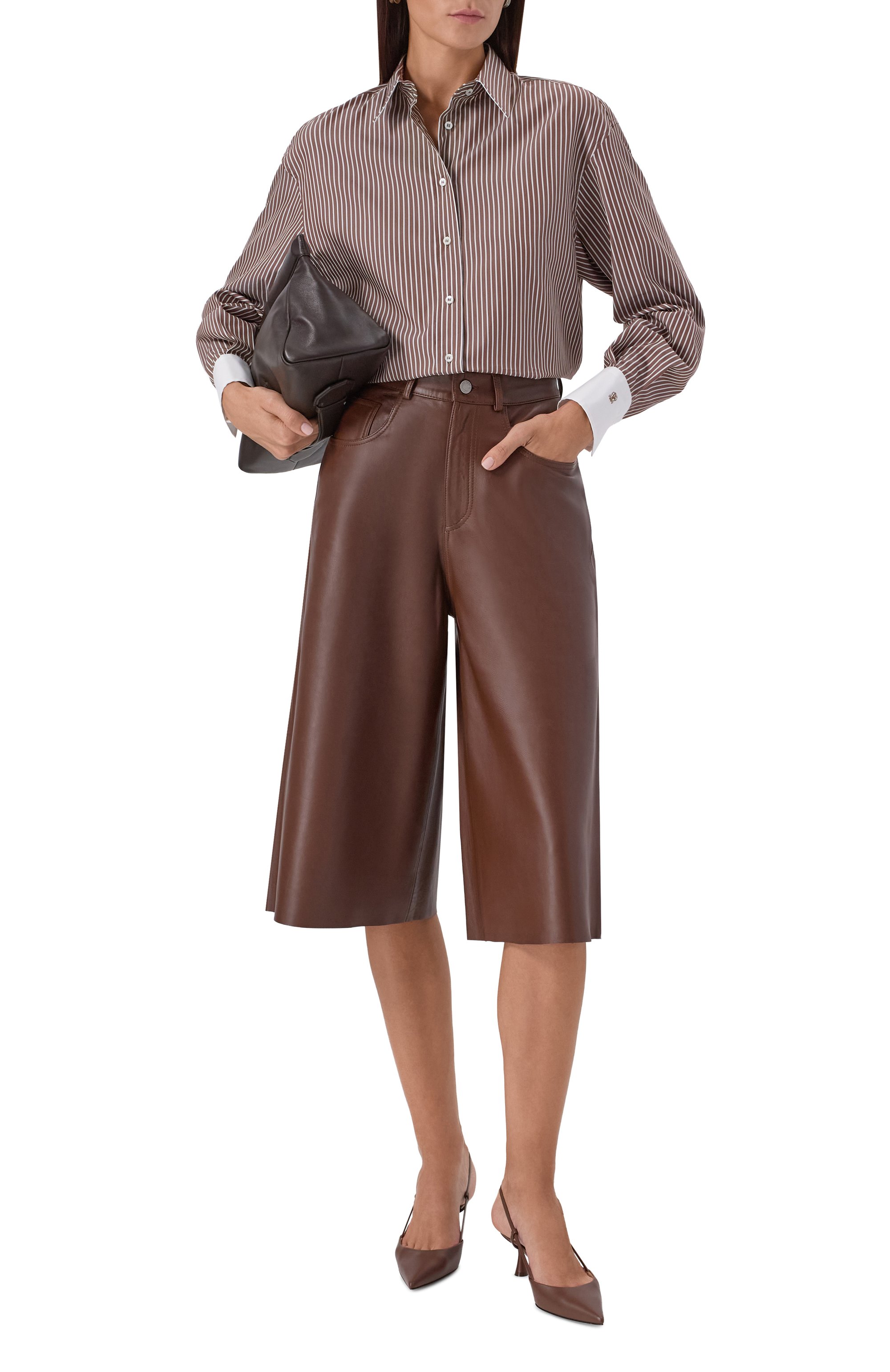 Кожаные шорты belle HAIKURE, арт. HEW03339PL002TP, фото 2